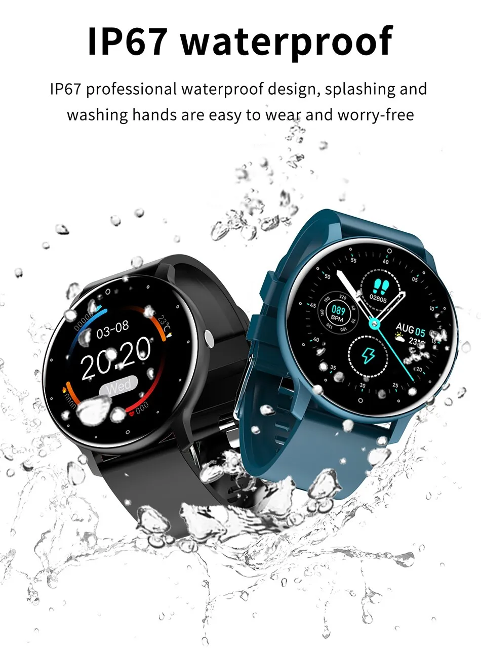 LIGE Smart Watch Men Women Full Touch Screen Sport Fitness Watch Man IP67 Waterproof Bluetooth For Android IOS Smartwatch Men LIGE Smart Watch Men Women Full Touch Screen Sport Fitness Watch Man IP67 Waterproof Bluetooth For Android IOS Smartwatch Men