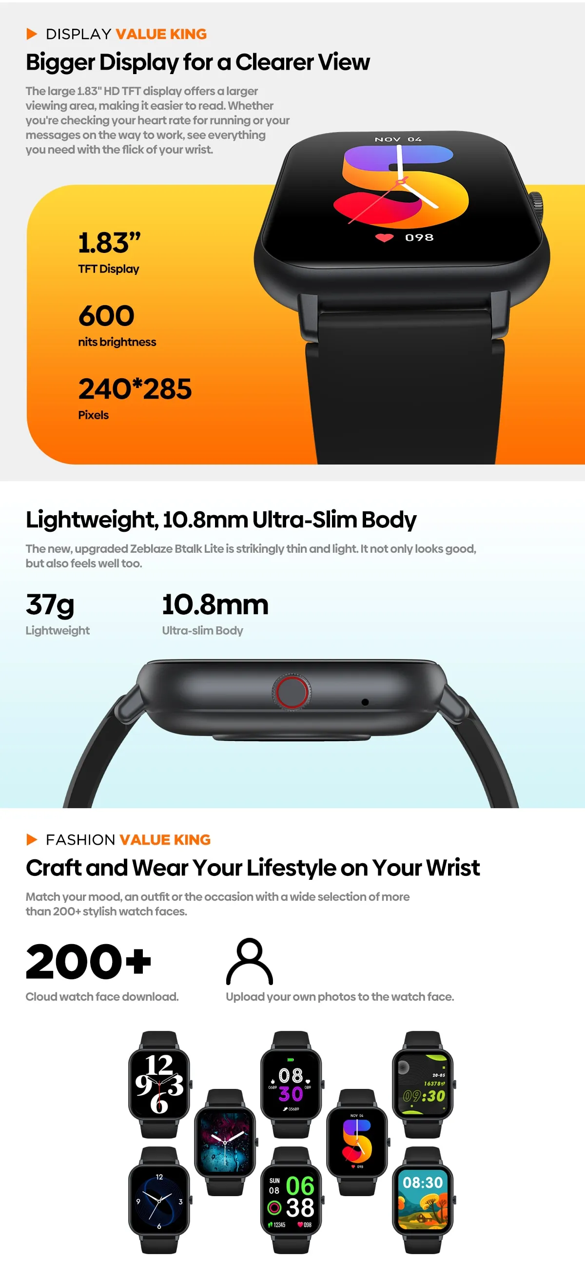Zeblaze Btalk Lite Voice Calling Smart Watch Health Sport Monitoring Smart Notifications Voice Assistant Smartwatch Men Zeblaze Btalk Lite Voice Calling Smart Watch Health Sport Monitoring Smart Notifications Voice Assistant Smartwatch Men