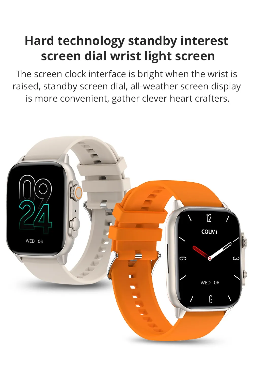 COLMI C81 2.0 Inch AMOLED Smartwatch Support AOD 100 Sports Modes IP68 Waterproof Smart Watch Men Women PK Ultra Series 8 COLMI C81 2.0 Inch AMOLED Smartwatch Support AOD 100 Sports Modes IP68 Waterproof Smart Watch Men Women PK Ultra Series 8