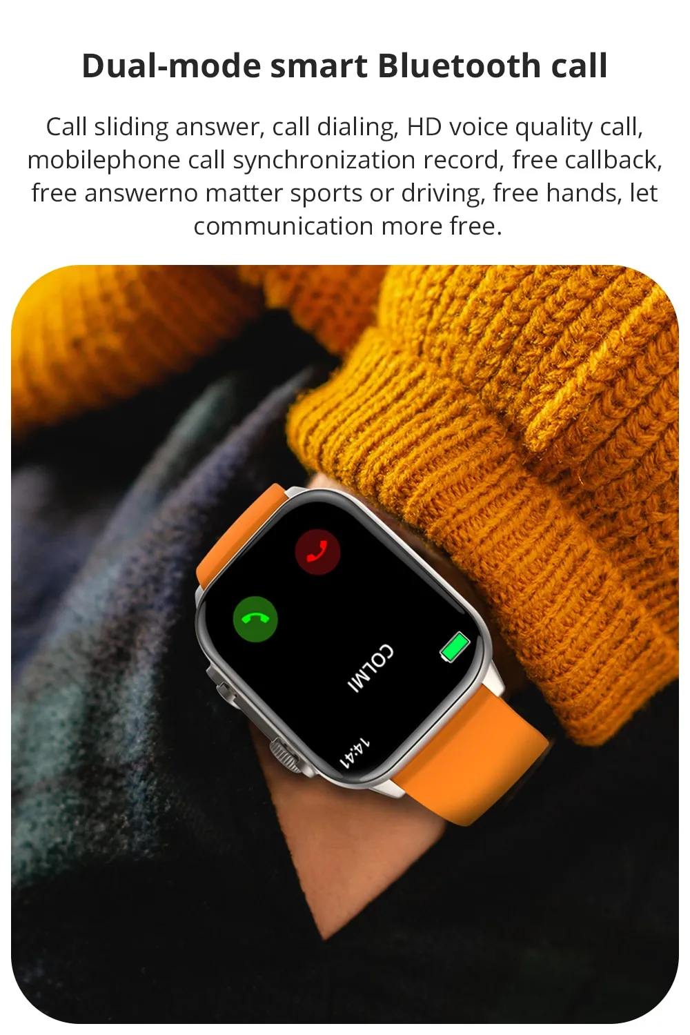 COLMI C81 2.0 Inch AMOLED Smartwatch Support AOD 100 Sports Modes IP68 Waterproof Smart Watch Men Women PK Ultra Series 8 COLMI C81 2.0 Inch AMOLED Smartwatch Support AOD 100 Sports Modes IP68 Waterproof Smart Watch Men Women PK Ultra Series 8