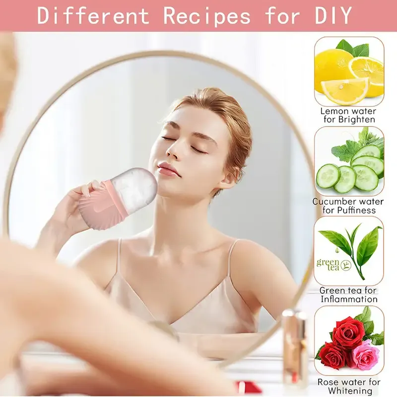 Ice Facial Roller Skin Care Beauty Lifting Contouring Tools Ice Cube Trays Ice Globe Balls Face Massager Skin Care Tool Ice Facial Roller Skin Care Beauty Lifting Contouring Tools Ice Cube Trays Ice Globe Balls Face Massager Skin Care Tool
