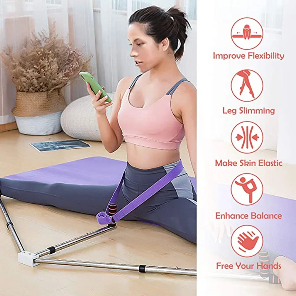 Yoga Equipment Split Flexibility Stretching Ballet Stretcher Leg Adjustable Dance Training 3 Bar Yoga Equipment Split Flexibility Stretching Ballet Stretcher Leg Adjustable Dance Training 3 Bar