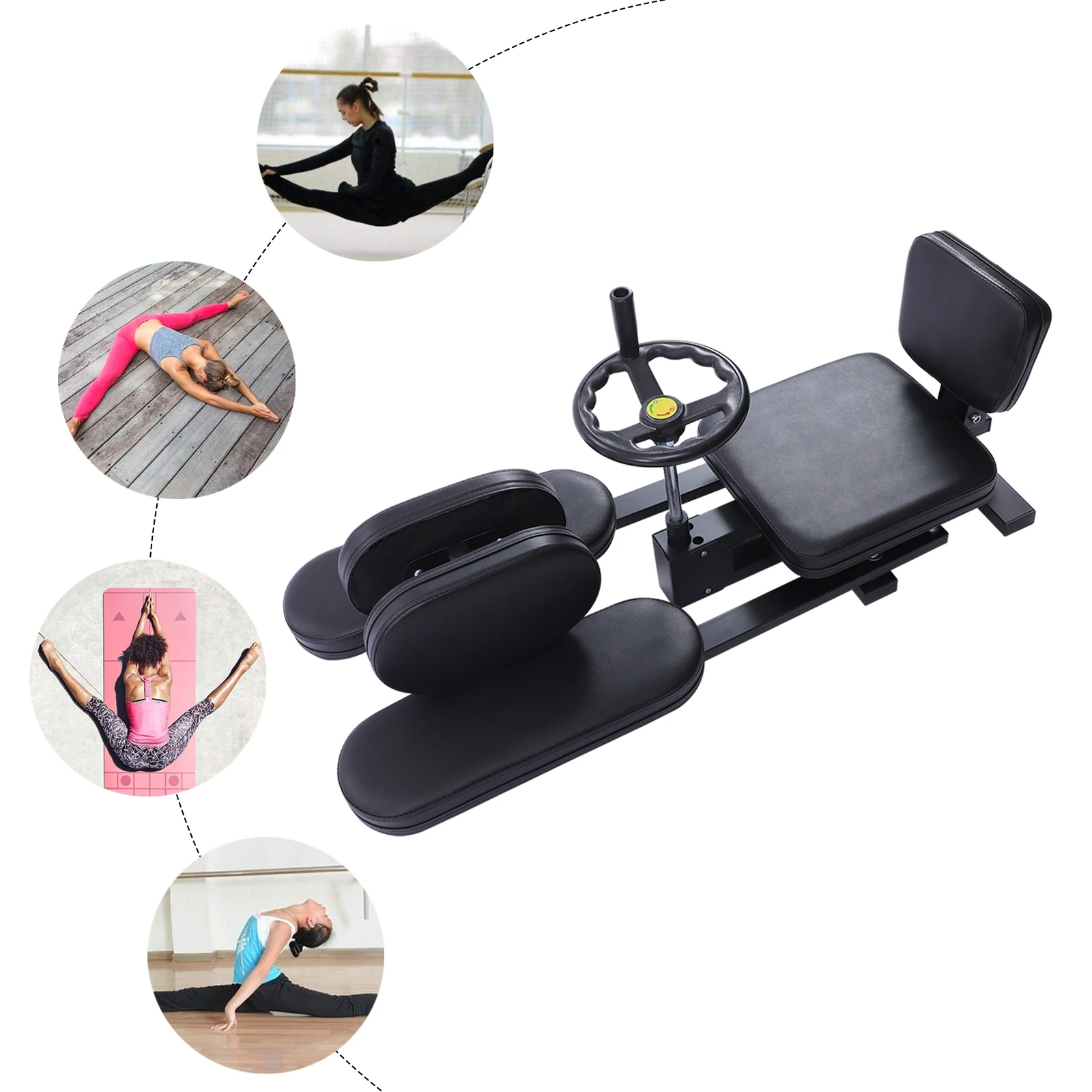 Fitness Leg Thigh Stretcher, Stretching Machine, 3 Bar Leg Stretcher, Adjustable Split Stretching Machine, Flexibility Training Fitness Leg Thigh Stretcher, Stretching Machine, 3 Bar Leg Stretcher, Adjustable Split Stretching Machine, Flexibility Training