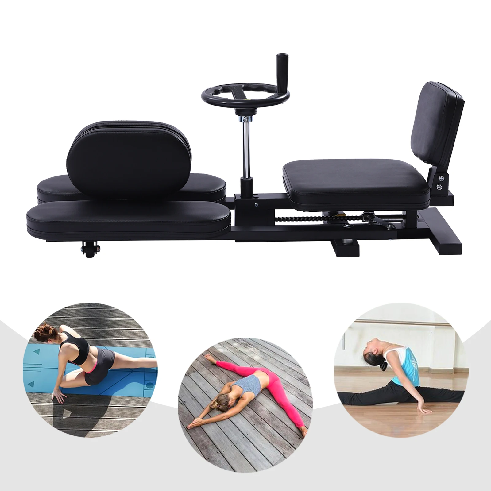 Fitness Leg Thigh Stretcher, Stretching Machine, 3 Bar Leg Stretcher, Adjustable Split Stretching Machine, Flexibility Training Fitness Leg Thigh Stretcher, Stretching Machine, 3 Bar Leg Stretcher, Adjustable Split Stretching Machine, Flexibility Training