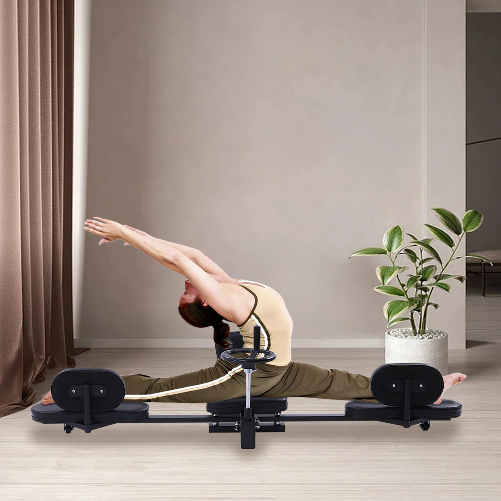 Fitness Leg Thigh Stretcher, Stretching Machine, 3 Bar Leg Stretcher, Adjustable Split Stretching Machine, Flexibility Training Fitness Leg Thigh Stretcher, Stretching Machine, 3 Bar Leg Stretcher, Adjustable Split Stretching Machine, Flexibility Training