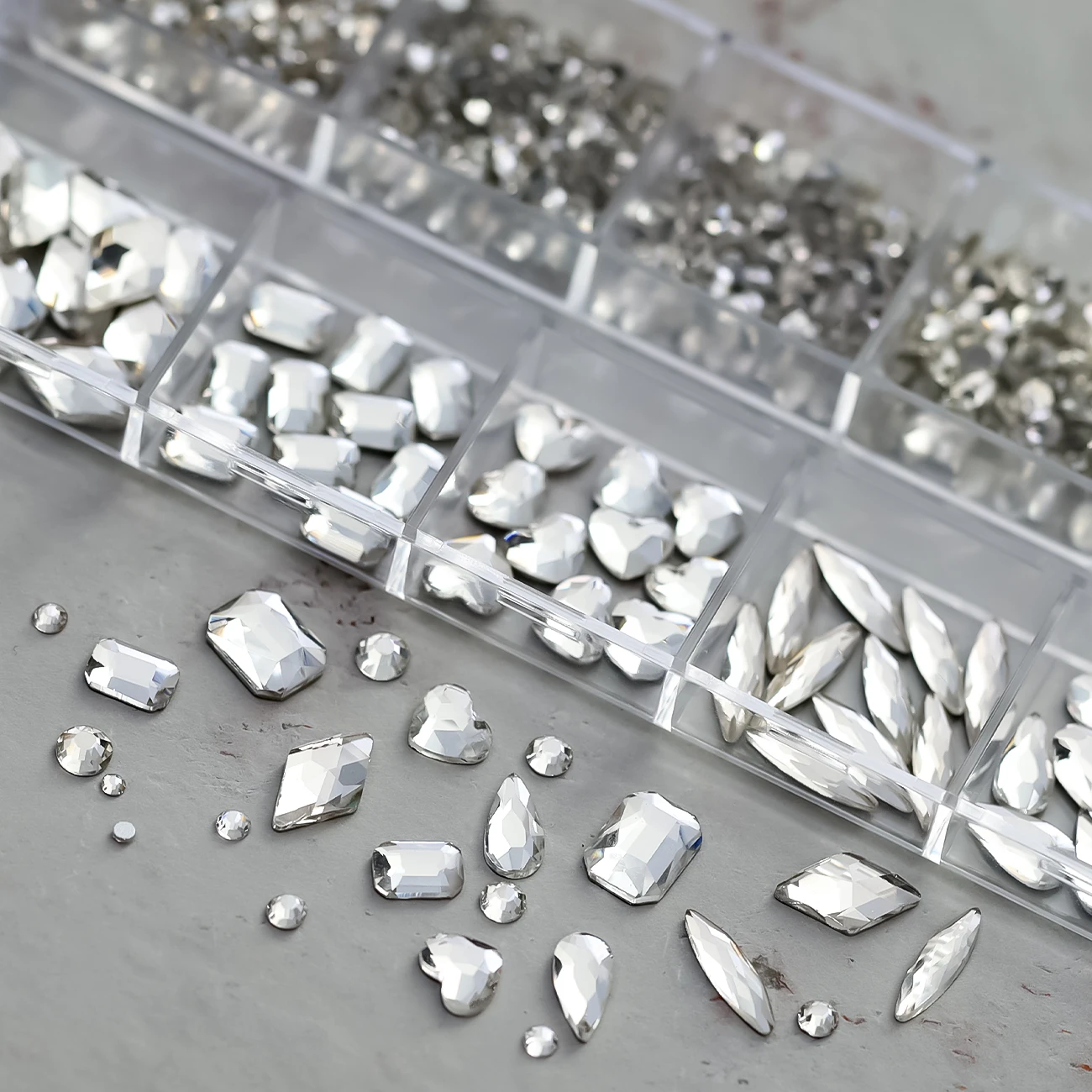 12Grids Pink Mixed Nail Rhinestones Luxury Nail Charms Glitter Crystal Jewelry Gems Nail Art Decoration Manicure Rhinestones R#Q 12Grids Pink Mixed Nail Rhinestones Luxury Nail Charms Glitter Crystal Jewelry Gems Nail Art Decoration Manicure Rhinestones R#Q