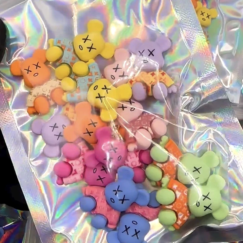10Pcs Pink Kawaii Bear Shaped Nail Art Charms 3D Resin Cute Color Bear Nails Decoration Luxury Designs DIY Manicure Decoration 10Pcs Pink Kawaii Bear Shaped Nail Art Charms 3D Resin Cute Color Bear Nails Decoration Luxury Designs DIY Manicure Decoration