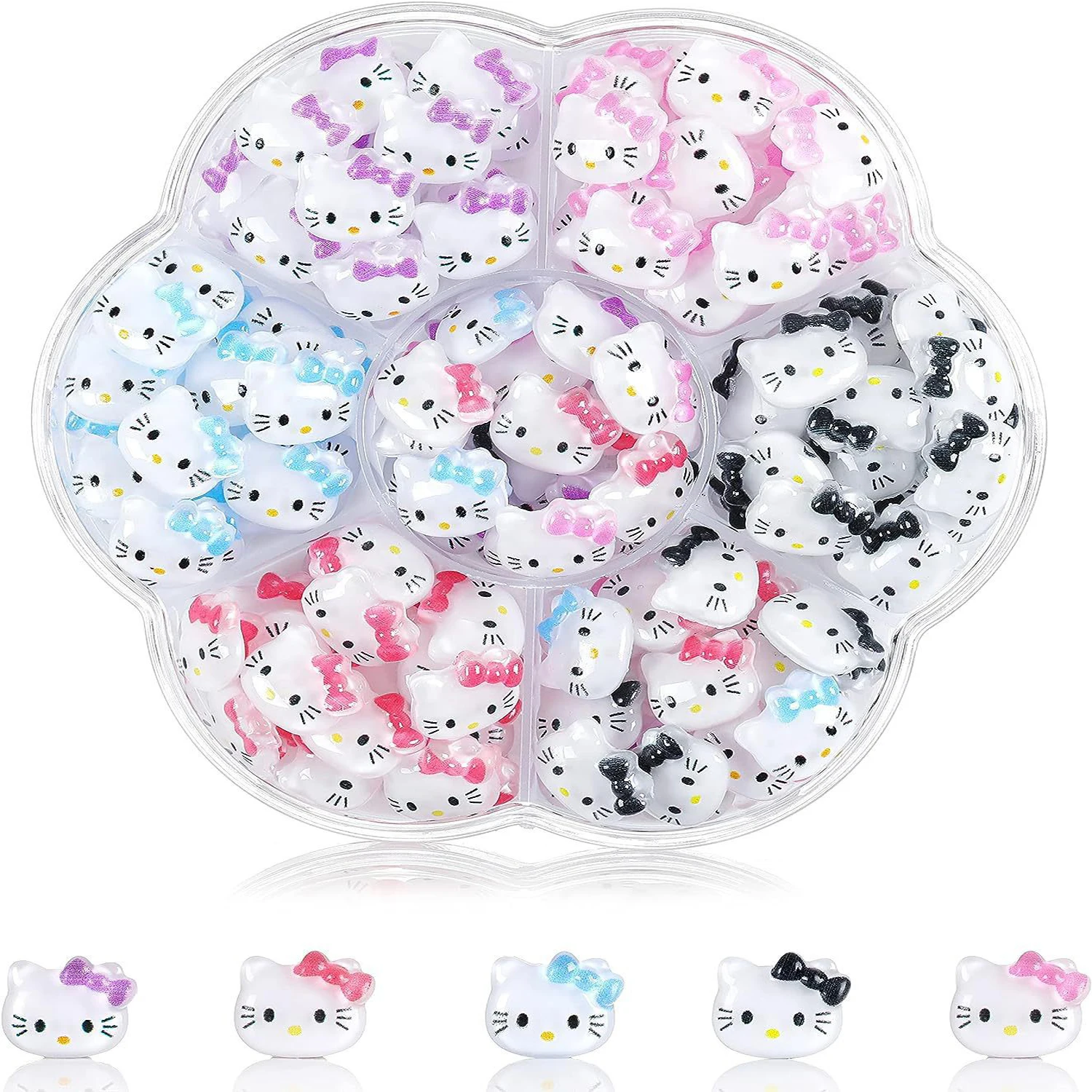 70PCS/50PCS Sanrio Hello Kitty Kawaii Cartoon Kuromi Nail Art Charms Kit 3D Nail Rhinestone Gems for Manicure Nails Art Deco Y2K 70PCS/50PCS Sanrio Hello Kitty Kawaii Cartoon Kuromi Nail Art Charms Kit 3D Nail Rhinestone Gems for Manicure Nails Art Deco Y2K
