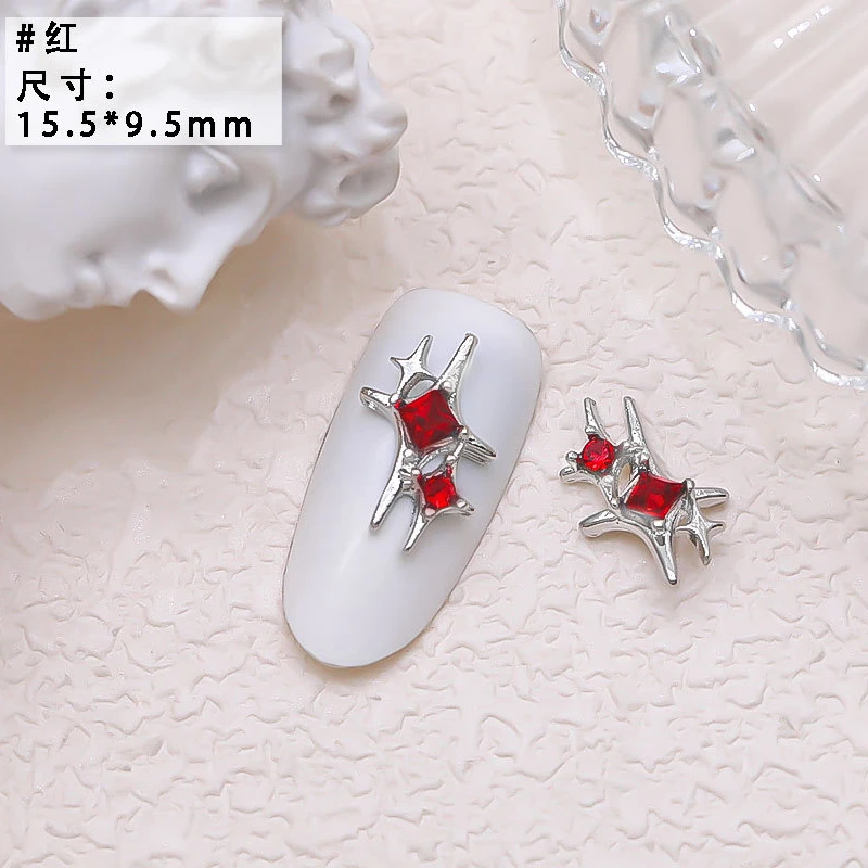 10PCS Luxury Alloy Moon Star Asterism Nail Art Charms Starlight Jewelry Parts Accessories For Manicure Nails Decoration Supplies 10PCS Luxury Alloy Moon Star Asterism Nail Art Charms Starlight Jewelry Parts Accessories For Manicure Nails Decoration Supplies