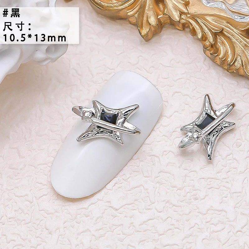 10PCS Luxury Alloy Moon Star Asterism Nail Art Charms Starlight Jewelry Parts Accessories For Manicure Nails Decoration Supplies 10PCS Luxury Alloy Moon Star Asterism Nail Art Charms Starlight Jewelry Parts Accessories For Manicure Nails Decoration Supplies