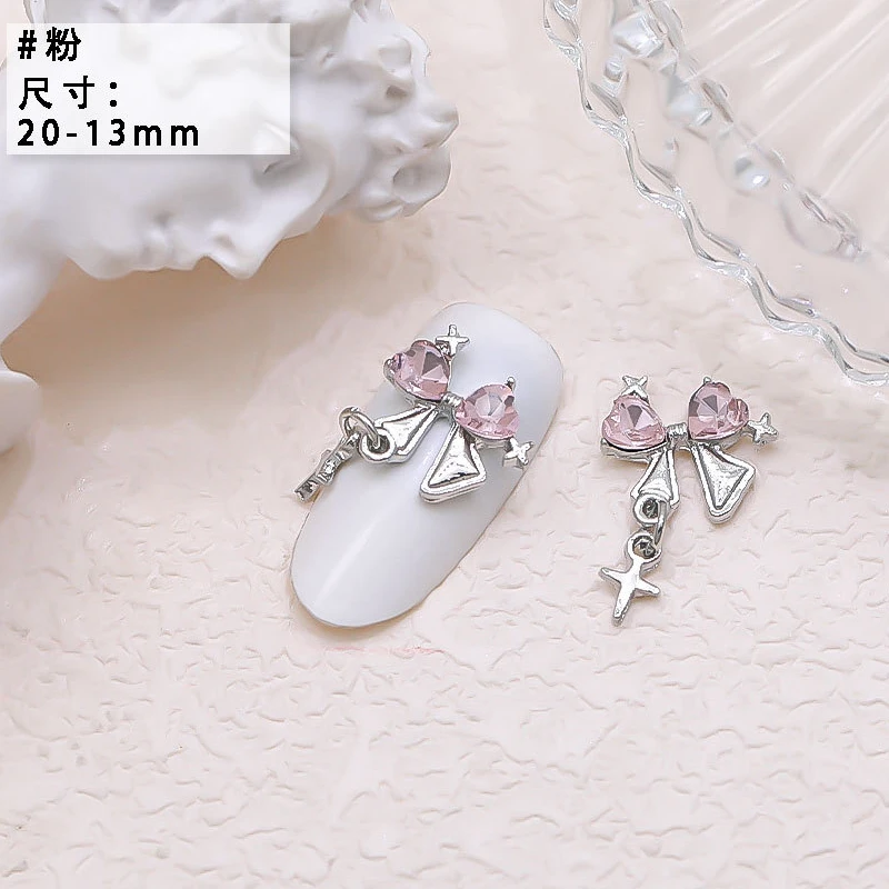 10PCS Luxury Alloy Moon Star Asterism Nail Art Charms Starlight Jewelry Parts Accessories For Manicure Nails Decoration Supplies 10PCS Luxury Alloy Moon Star Asterism Nail Art Charms Starlight Jewelry Parts Accessories For Manicure Nails Decoration Supplies