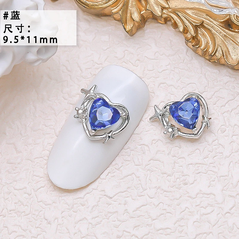 10PCS Luxury Alloy Moon Star Asterism Nail Art Charms Starlight Jewelry Parts Accessories For Manicure Nails Decoration Supplies 10PCS Luxury Alloy Moon Star Asterism Nail Art Charms Starlight Jewelry Parts Accessories For Manicure Nails Decoration Supplies