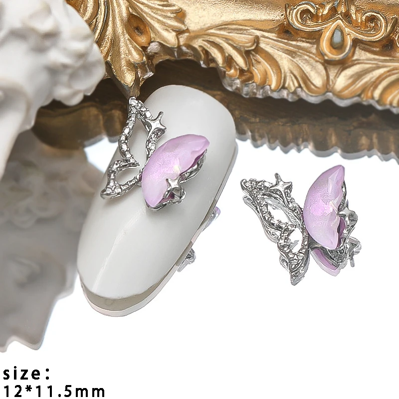 10PCS Luxury Alloy Moon Star Asterism Nail Art Charms Starlight Jewelry Parts Accessories For Manicure Nails Decoration Supplies 10PCS Luxury Alloy Moon Star Asterism Nail Art Charms Starlight Jewelry Parts Accessories For Manicure Nails Decoration Supplies