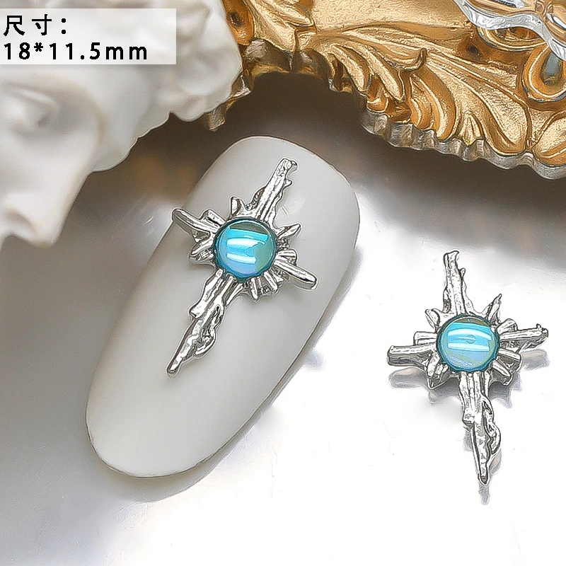 10PCS Luxury Alloy Moon Star Asterism Nail Art Charms Starlight Jewelry Parts Accessories For Manicure Nails Decoration Supplies 10PCS Luxury Alloy Moon Star Asterism Nail Art Charms Starlight Jewelry Parts Accessories For Manicure Nails Decoration Supplies