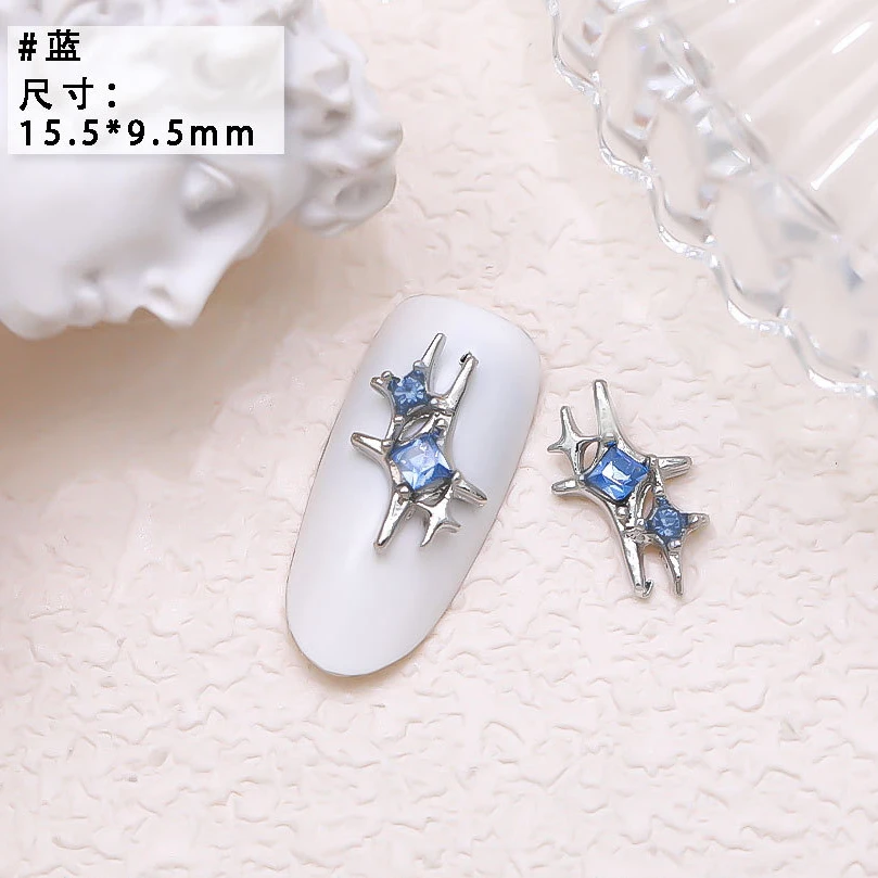 10PCS Luxury Alloy Moon Star Asterism Nail Art Charms Starlight Jewelry Parts Accessories For Manicure Nails Decoration Supplies 10PCS Luxury Alloy Moon Star Asterism Nail Art Charms Starlight Jewelry Parts Accessories For Manicure Nails Decoration Supplies