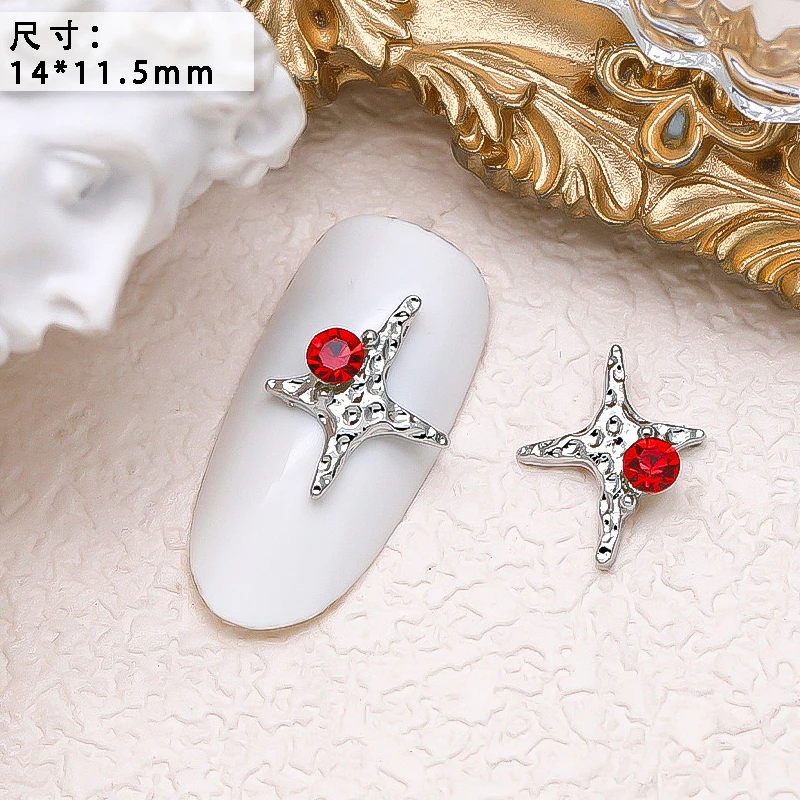 10PCS Luxury Alloy Moon Star Asterism Nail Art Charms Starlight Jewelry Parts Accessories For Manicure Nails Decoration Supplies 10PCS Luxury Alloy Moon Star Asterism Nail Art Charms Starlight Jewelry Parts Accessories For Manicure Nails Decoration Supplies