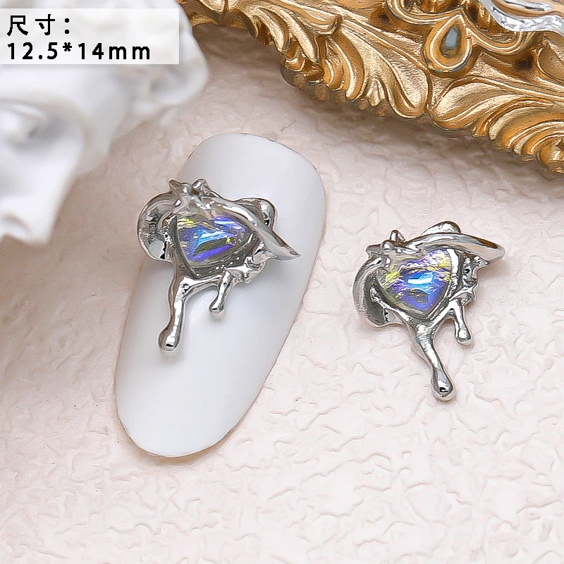 10PCS Luxury Alloy Moon Star Asterism Nail Art Charms Starlight Jewelry Parts Accessories For Manicure Nails Decoration Supplies 10PCS Luxury Alloy Moon Star Asterism Nail Art Charms Starlight Jewelry Parts Accessories For Manicure Nails Decoration Supplies