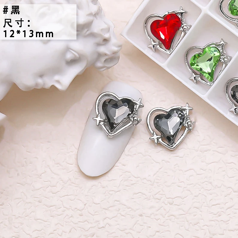 10PCS Luxury Alloy Moon Star Asterism Nail Art Charms Starlight Jewelry Parts Accessories For Manicure Nails Decoration Supplies 10PCS Luxury Alloy Moon Star Asterism Nail Art Charms Starlight Jewelry Parts Accessories For Manicure Nails Decoration Supplies
