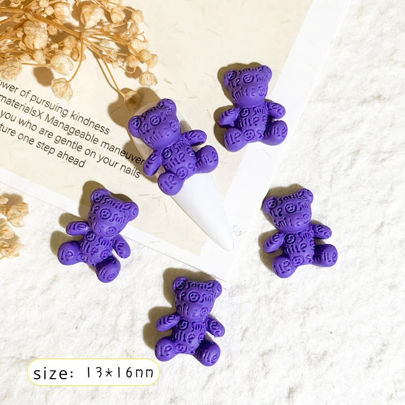10Pcs Nail Art Bear Shaped Nail Charms Cute Nail Art Decorations Jewelry Rhinestone Accessories Manicure Diy Nails Art Tools 10Pcs Nail Art Bear Shaped Nail Charms Cute Nail Art Decorations Jewelry Rhinestone Accessories Manicure Diy Nails Art Tools