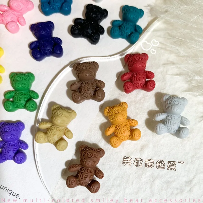 10Pcs Nail Art Bear Shaped Nail Charms Cute Nail Art Decorations Jewelry Rhinestone Accessories Manicure Diy Nails Art Tools 10Pcs Nail Art Bear Shaped Nail Charms Cute Nail Art Decorations Jewelry Rhinestone Accessories Manicure Diy Nails Art Tools