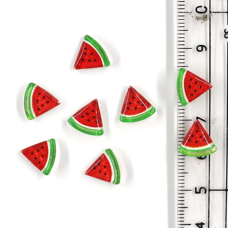 50Pcs Summer Kawaii 9mm Resin Mini Cherry Fruit Cabochon Ornament Jewelry Charms Nail Art Decoration Flatback Manicure Parts 50Pcs Summer Kawaii 9mm Resin Mini Cherry Fruit Cabochon Ornament Jewelry Charms Nail Art Decoration Flatback Manicure Parts