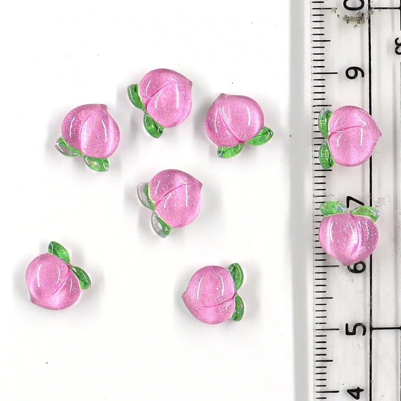 50Pcs Summer Kawaii 9mm Resin Mini Cherry Fruit Cabochon Ornament Jewelry Charms Nail Art Decoration Flatback Manicure Parts 50Pcs Summer Kawaii 9mm Resin Mini Cherry Fruit Cabochon Ornament Jewelry Charms Nail Art Decoration Flatback Manicure Parts