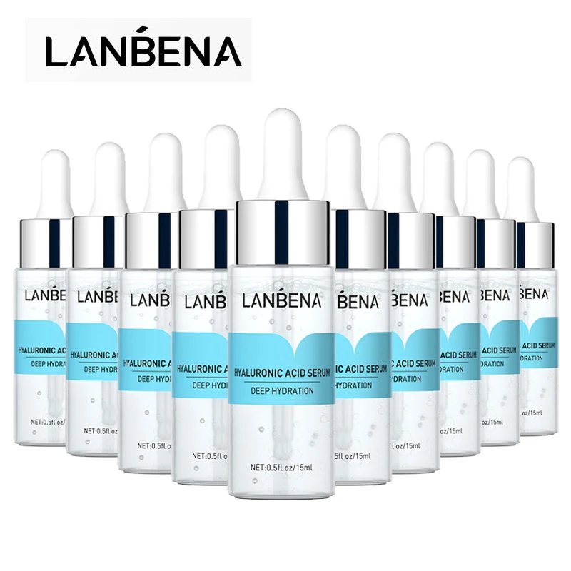 LANBENA Hyaluronic Acid Serum Snail Essence Face Cream Moisturizing Acne Treatment Repair Whitening Anti-Aning Winkles10PCS LANBENA Hyaluronic Acid Serum Snail Essence Face Cream Moisturizing Acne Treatment Repair Whitening Anti-Aning Winkles10PCS