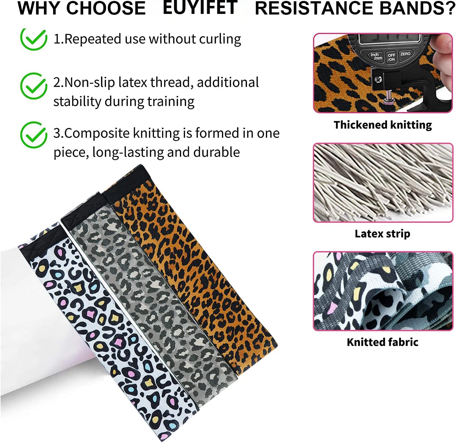 Exercise Resistance Bands for Legs Butt Fabric Non-Slip Squat Booty Bands for Working Out Hip Thigh Glute Stretch Fitness Loops Exercise Resistance Bands for Legs Butt Fabric Non-Slip Squat Booty Bands for Working Out Hip Thigh Glute Stretch Fitness Loops