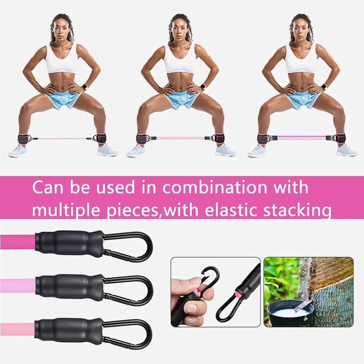 Ankle Strap Resistance Bands Hip Leg Strength Pull Rope Fitness Elastic Training Home Yoga Pilate Crossfit Workout Gym Equipment Ankle Strap Resistance Bands Hip Leg Strength Pull Rope Fitness Elastic Training Home Yoga Pilate Crossfit Workout Gym Equipment