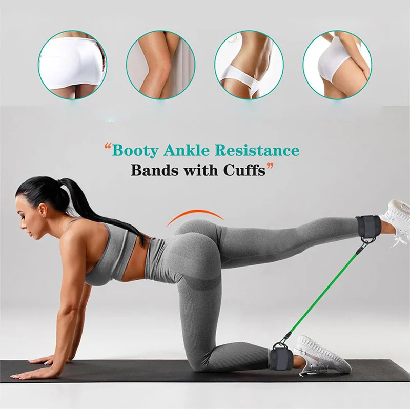 Ankle Strap Resistance Bands Hip Leg Strength Pull Rope Fitness Elastic Training Home Yoga Pilate Crossfit Workout Gym Equipment Ankle Strap Resistance Bands Hip Leg Strength Pull Rope Fitness Elastic Training Home Yoga Pilate Crossfit Workout Gym Equipment