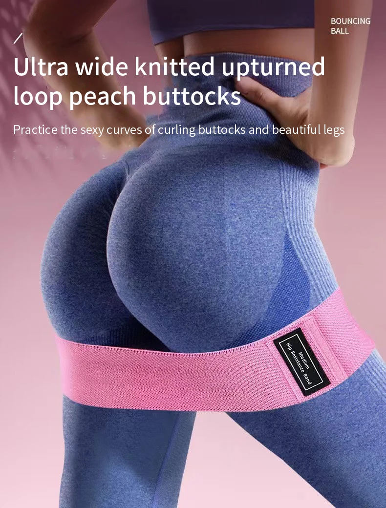 Fitness Resistance Band Buttocks Expansion Fitness Cloth Rubber Band Elastic Expander Suitable For Home Exercise Sport Equipment Fitness Resistance Band Buttocks Expansion Fitness Cloth Rubber Band Elastic Expander Suitable For Home Exercise Sport Equipment