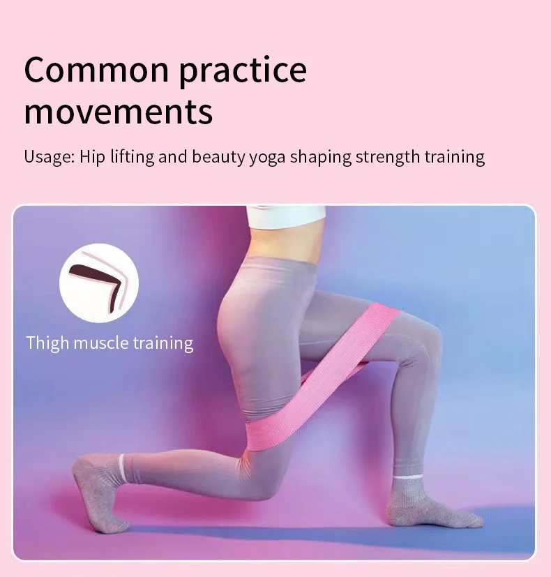 Fitness Resistance Band Buttocks Expansion Fitness Cloth Rubber Band Elastic Expander Suitable For Home Exercise Sport Equipment Fitness Resistance Band Buttocks Expansion Fitness Cloth Rubber Band Elastic Expander Suitable For Home Exercise Sport Equipment