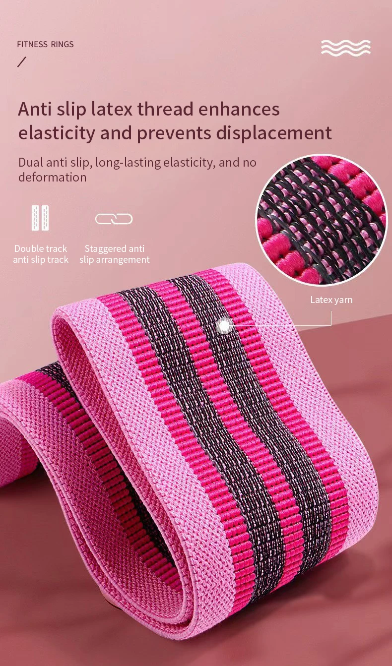 Fitness Resistance Band Buttocks Expansion Fitness Cloth Rubber Band Elastic Expander Suitable For Home Exercise Sport Equipment Fitness Resistance Band Buttocks Expansion Fitness Cloth Rubber Band Elastic Expander Suitable For Home Exercise Sport Equipment