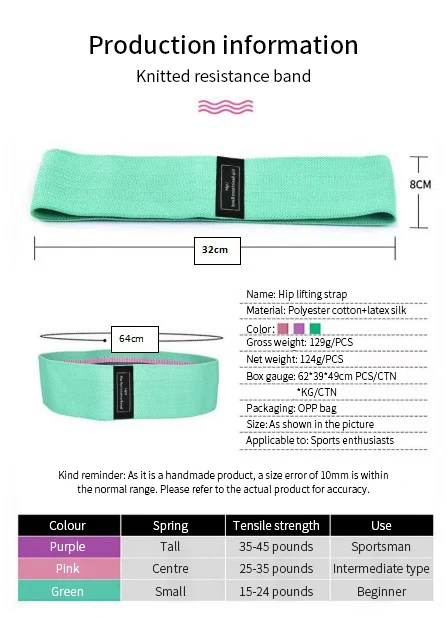 Fitness Resistance Band Buttocks Expansion Fitness Cloth Rubber Band Elastic Expander Suitable For Home Exercise Sport Equipment Fitness Resistance Band Buttocks Expansion Fitness Cloth Rubber Band Elastic Expander Suitable For Home Exercise Sport Equipment