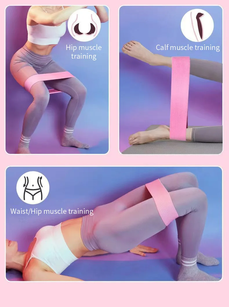Fitness Resistance Band Buttocks Expansion Fitness Cloth Rubber Band Elastic Expander Suitable For Home Exercise Sport Equipment Fitness Resistance Band Buttocks Expansion Fitness Cloth Rubber Band Elastic Expander Suitable For Home Exercise Sport Equipment