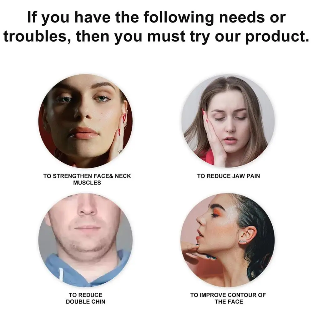 Jaw Exerciser And Neck Toning Jawline Exerciser For Men And Women Face Muscle Trainin Resistance Levels Double Chin Reducer Jaw Exerciser And Neck Toning Jawline Exerciser For Men And Women Face Muscle Trainin Resistance Levels Double Chin Reducer