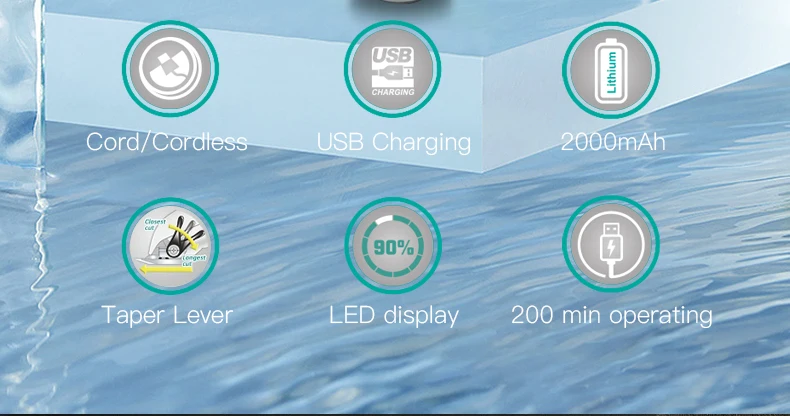 VGR Hair Clipper Professional Hair Cutting Machine Hair Trimmer Adjustable Cordless Rechargeable V 282 VGR Hair Clipper Professional Hair Cutting Machine Hair Trimmer Adjustable Cordless Rechargeable V 282