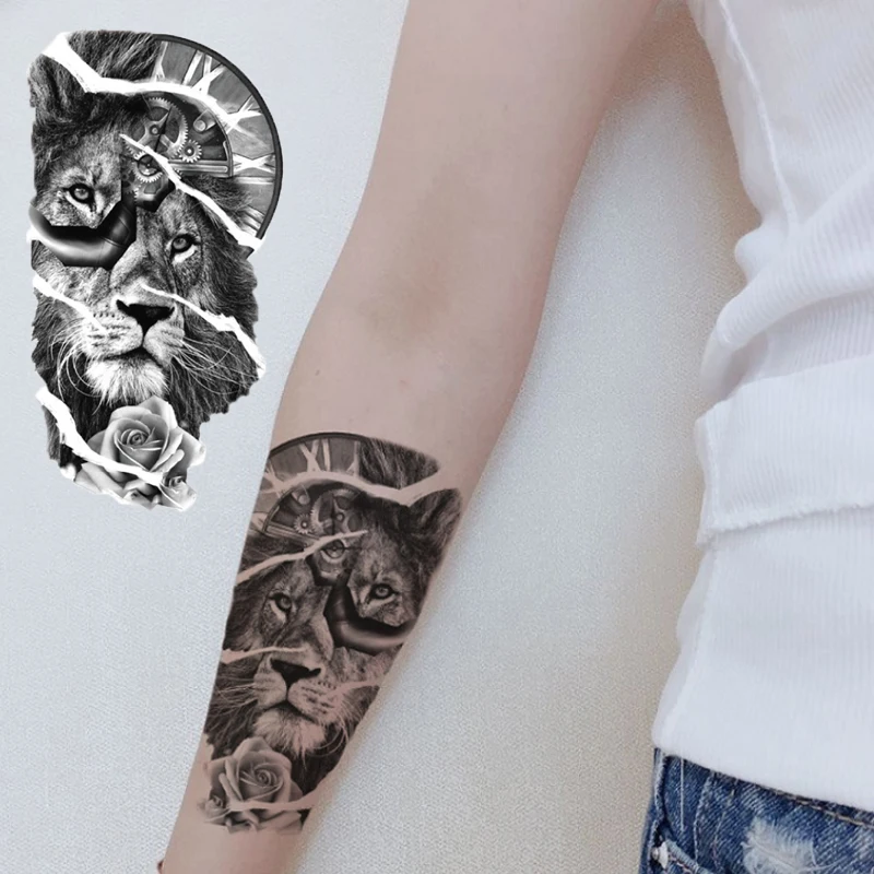 Waterproof Tattoo Stickers Body Small Arm Tattoo Stickers Animal Totem Men And Women Universal Tattoo Stickers Gift Decoration Waterproof Tattoo Stickers Body Small Arm Tattoo Stickers Animal Totem Men And Women Universal Tattoo Stickers Gift Decoration