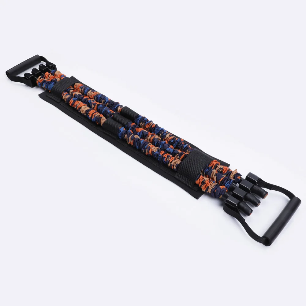 Adjustable Bench Press Bands Set Fitness Bar Push Up Resistance Band Chest Exercise Elastic Rope Arm Expander Home Gym Equipment