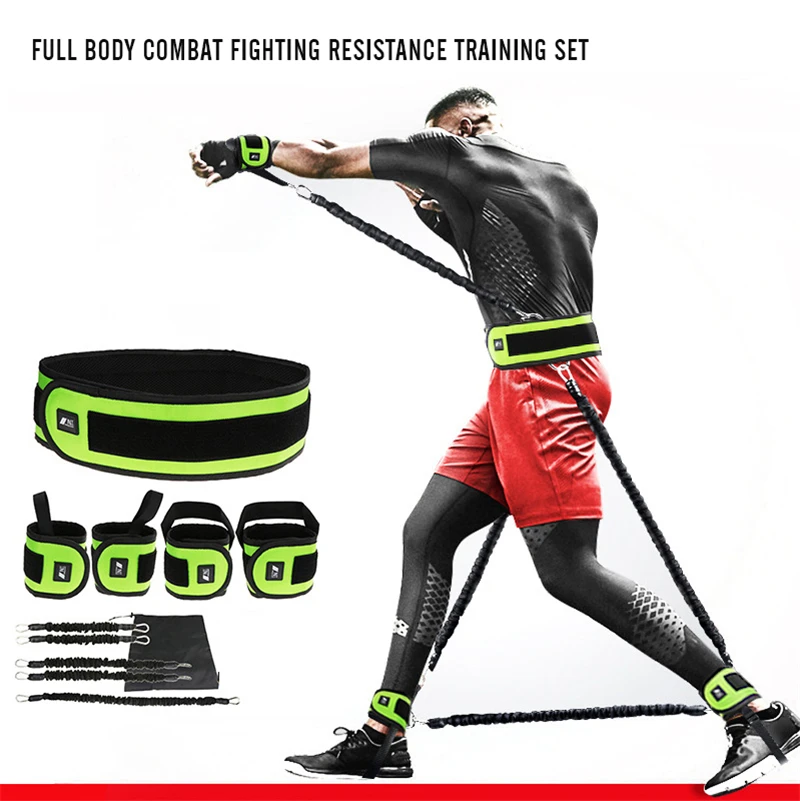 Professional Fighting Training Belt Men Women Resistance Belt Rope Fitness Exercise Elastic Bands Gym Workout Boxing Equipment Professional Fighting Training Belt Men Women Resistance Belt Rope Fitness Exercise Elastic Bands Gym Workout Boxing Equipment