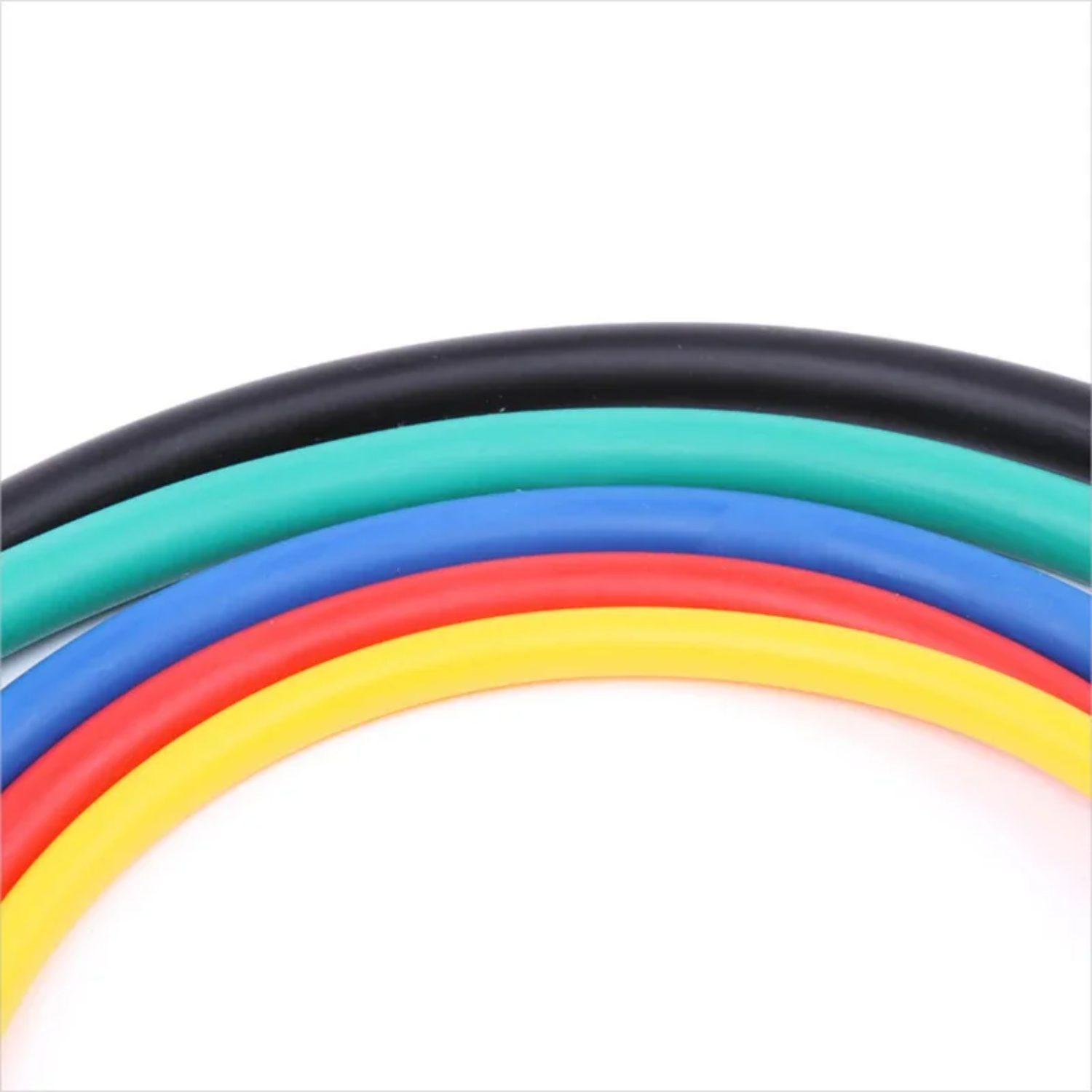long-lasting resistance bands set - Ideal for yoga, Pilates, and all fitness routines. Set of 11 high-grade rubber loop tube ban