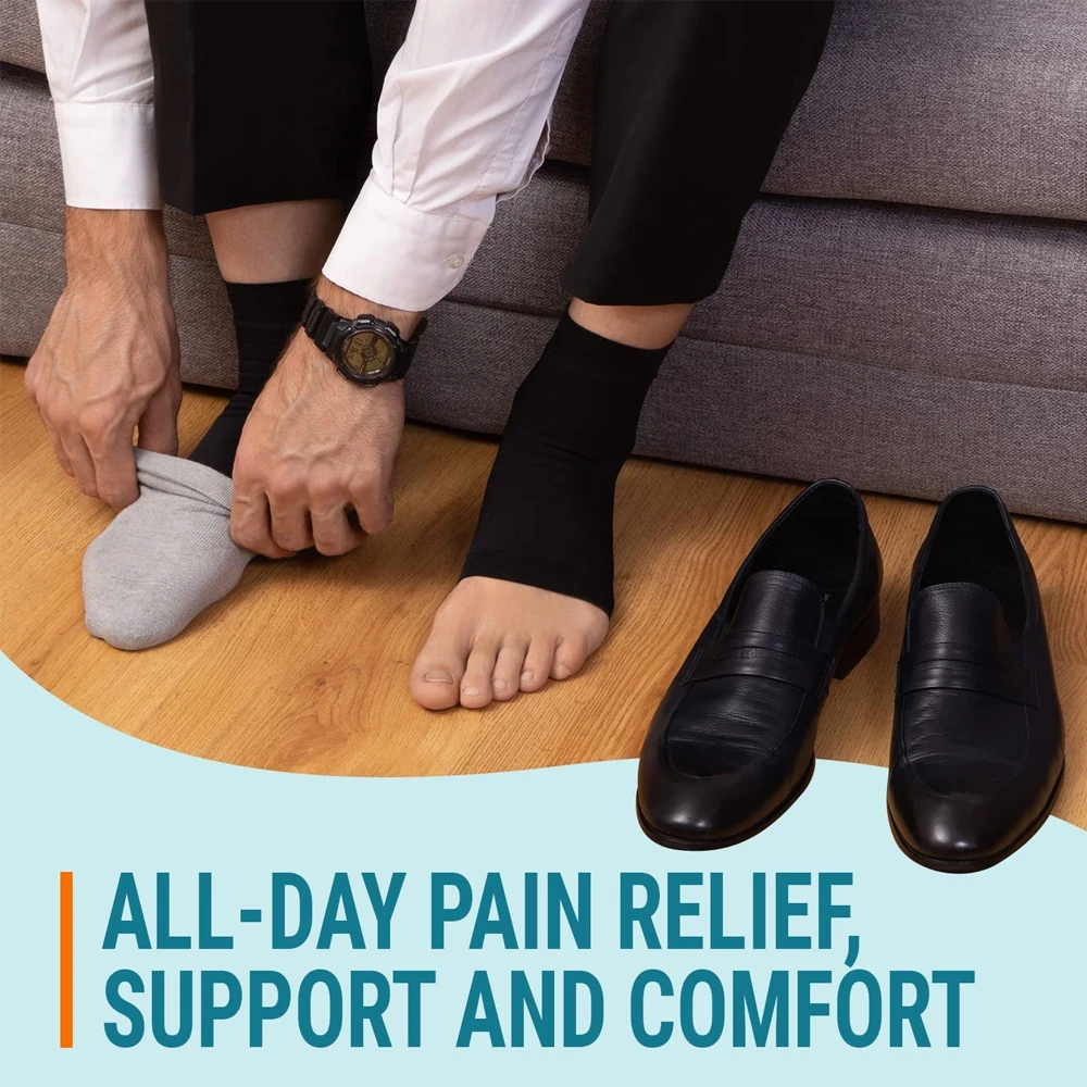 1Pair Nano Socks Neuropathy Socks Compression Sleeve For Ankle Swelling,Plantar Fasciitis,Neuropathy - Nano Brace For Women Men 1Pair Nano Socks Neuropathy Socks Compression Sleeve For Ankle Swelling,Plantar Fasciitis,Neuropathy - Nano Brace For Women Men