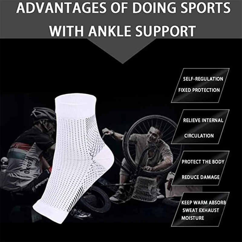 1Pair Nano Socks Neuropathy Socks Compression Sleeve For Ankle Swelling,Plantar Fasciitis,Neuropathy - Nano Brace For Women Men 1Pair Nano Socks Neuropathy Socks Compression Sleeve For Ankle Swelling,Plantar Fasciitis,Neuropathy - Nano Brace For Women Men