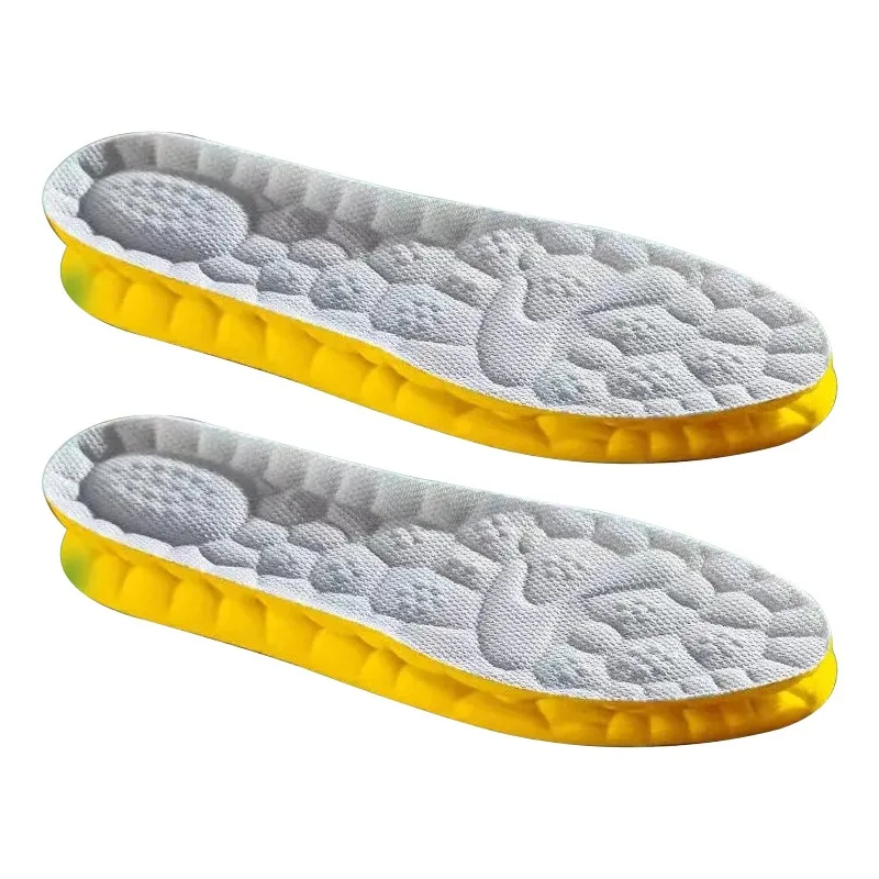 4D Cloud Technology Sports Insoles for Shoes PU Sole Soft Breathable Shock Absorption Cushion Running Orthopedic Care Insoles 4D Cloud Technology Sports Insoles for Shoes PU Sole Soft Breathable Shock Absorption Cushion Running Orthopedic Care Insoles