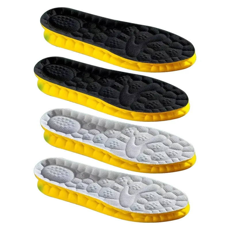 4D Cloud Technology Sports Insoles for Shoes PU Sole Soft Breathable Shock Absorption Cushion Running Orthopedic Care Insoles 4D Cloud Technology Sports Insoles for Shoes PU Sole Soft Breathable Shock Absorption Cushion Running Orthopedic Care Insoles