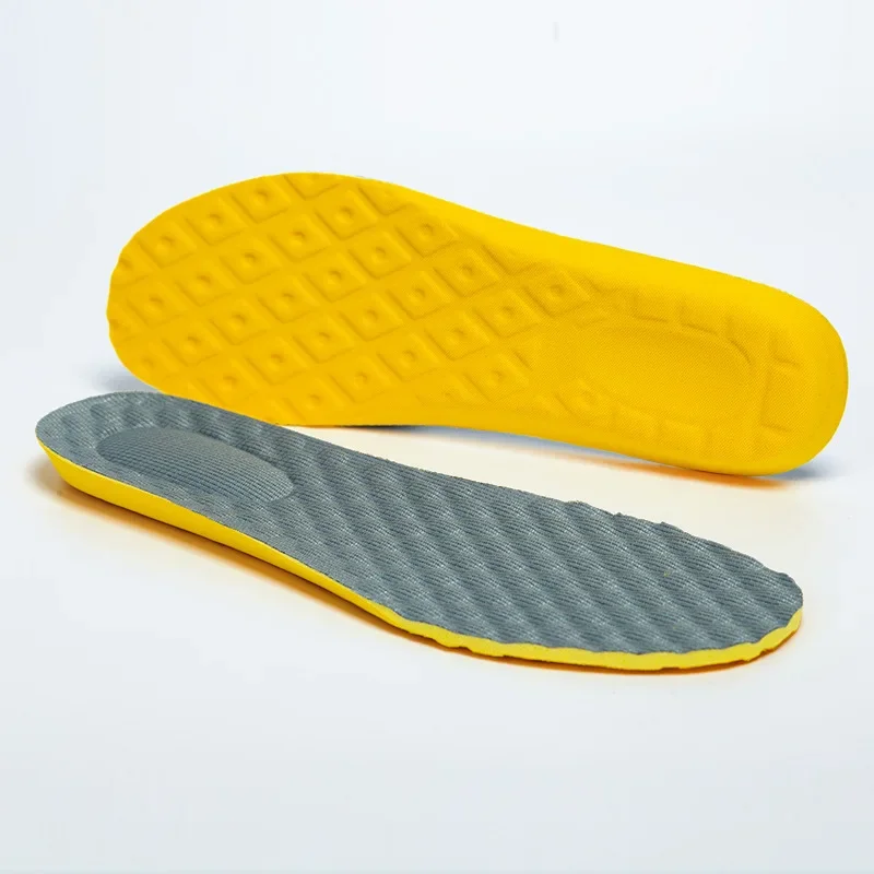 4Pcs Soft Latex Memory Foam Insoles Women Men Sport Running Foot Support Shoe Pad Breathable Orthopedic Feet Care Insert Cushion