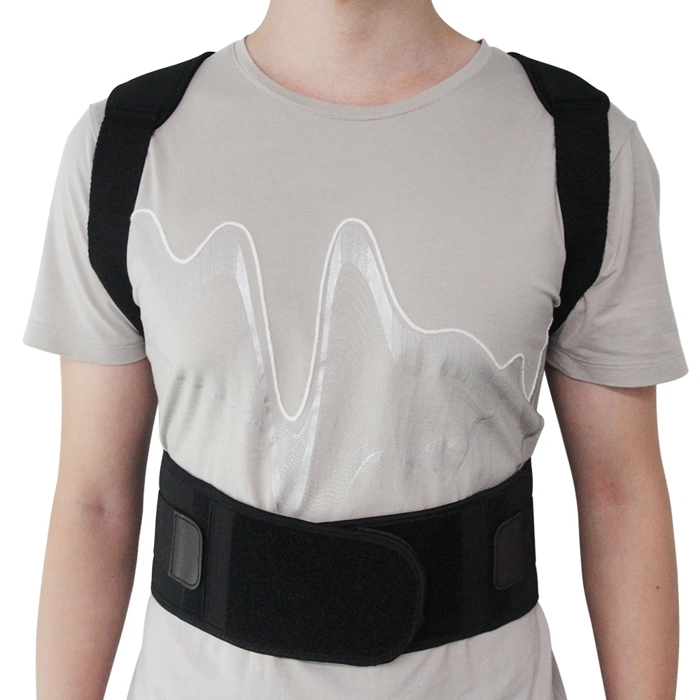Aptoco Magnetic Therapy Posture Corrector Brace Shoulder Back Support Belt for Men Women Braces & Supports Belt Shoulder Posture