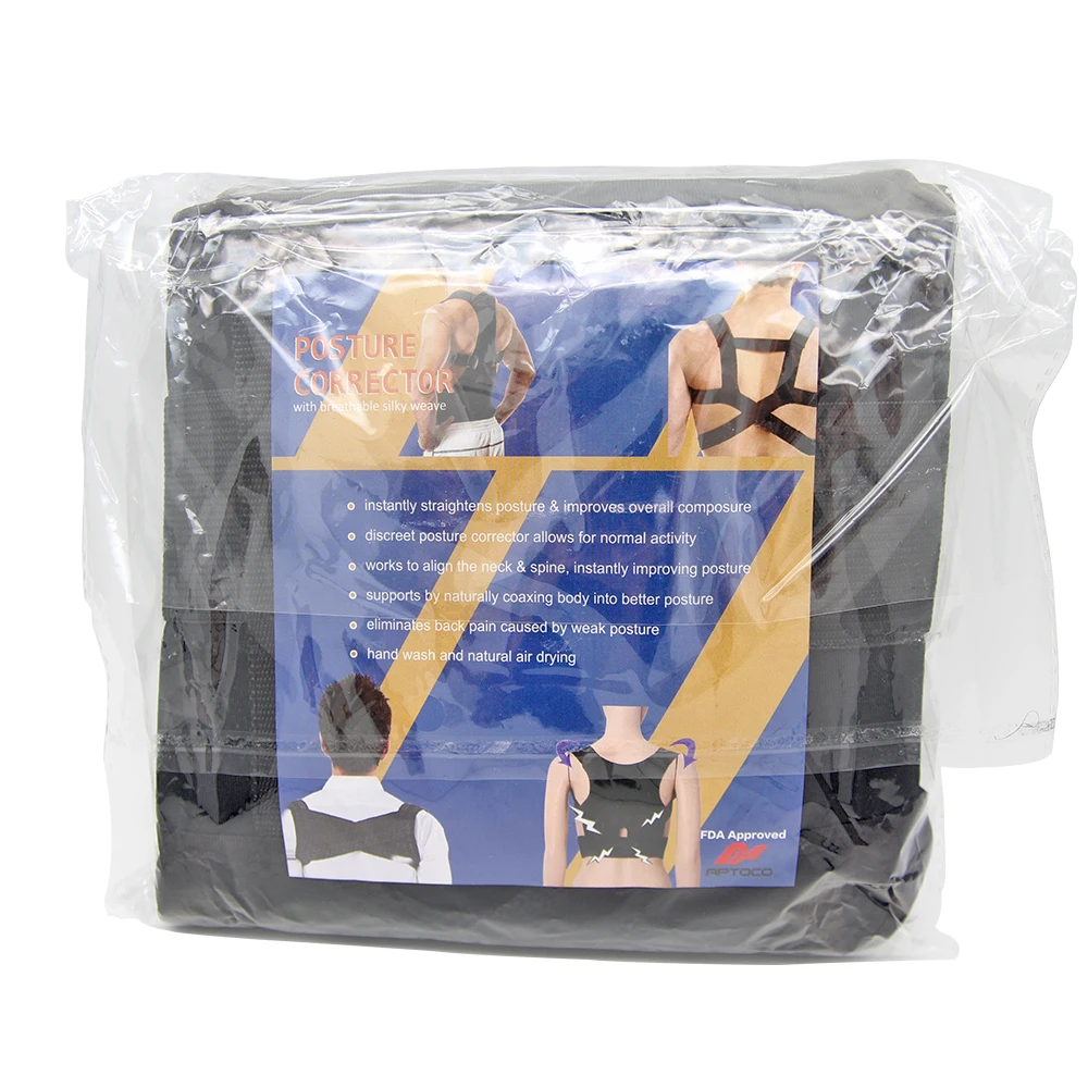 Aptoco Magnetic Therapy Posture Corrector Brace Shoulder Back Support Belt for Men Women Braces & Supports Belt Shoulder Posture