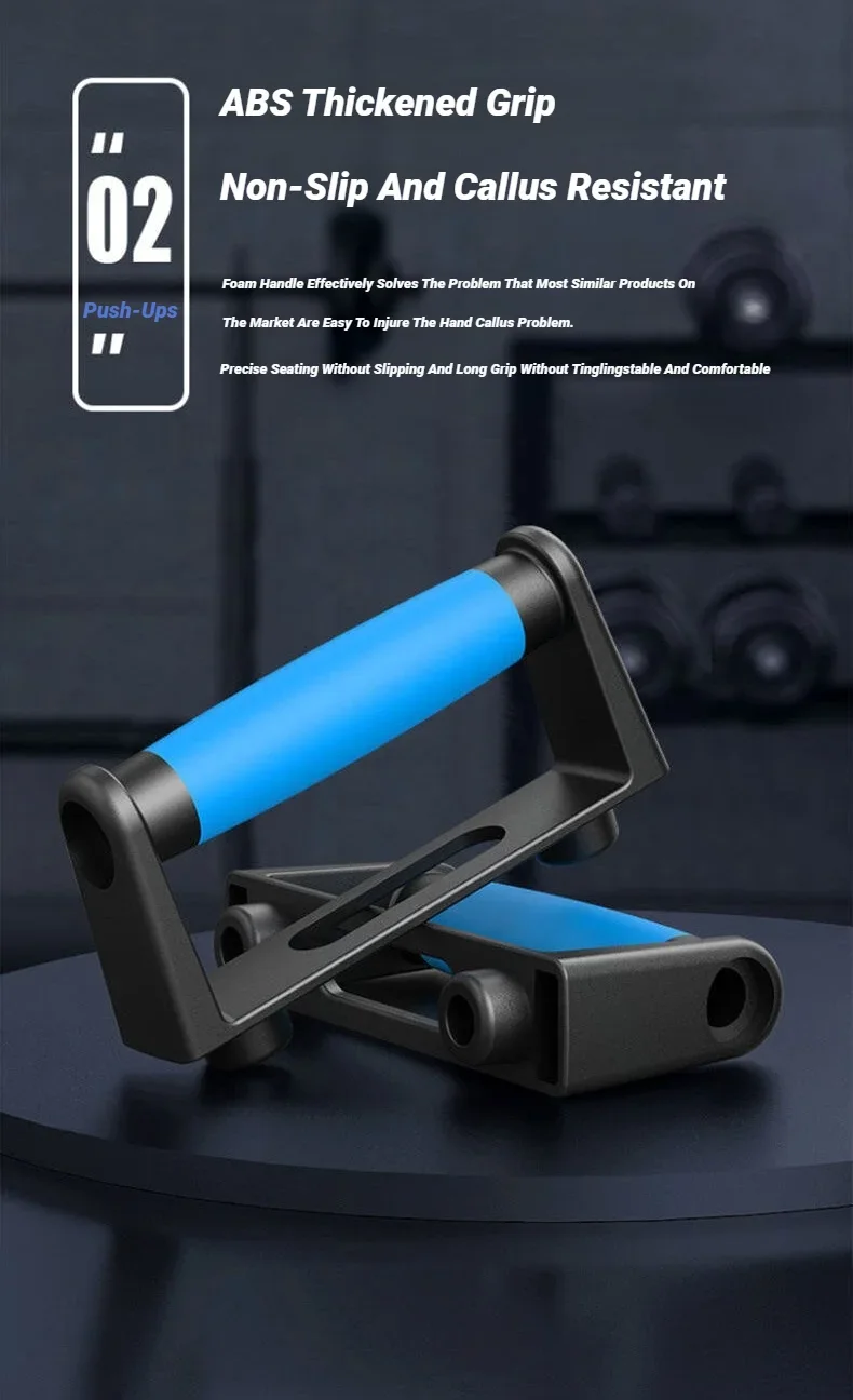 Portable Multifunctional Push-up Board Set With Handles Foldable Fitness Equipment For Chest Abdomen Arms And Back Training