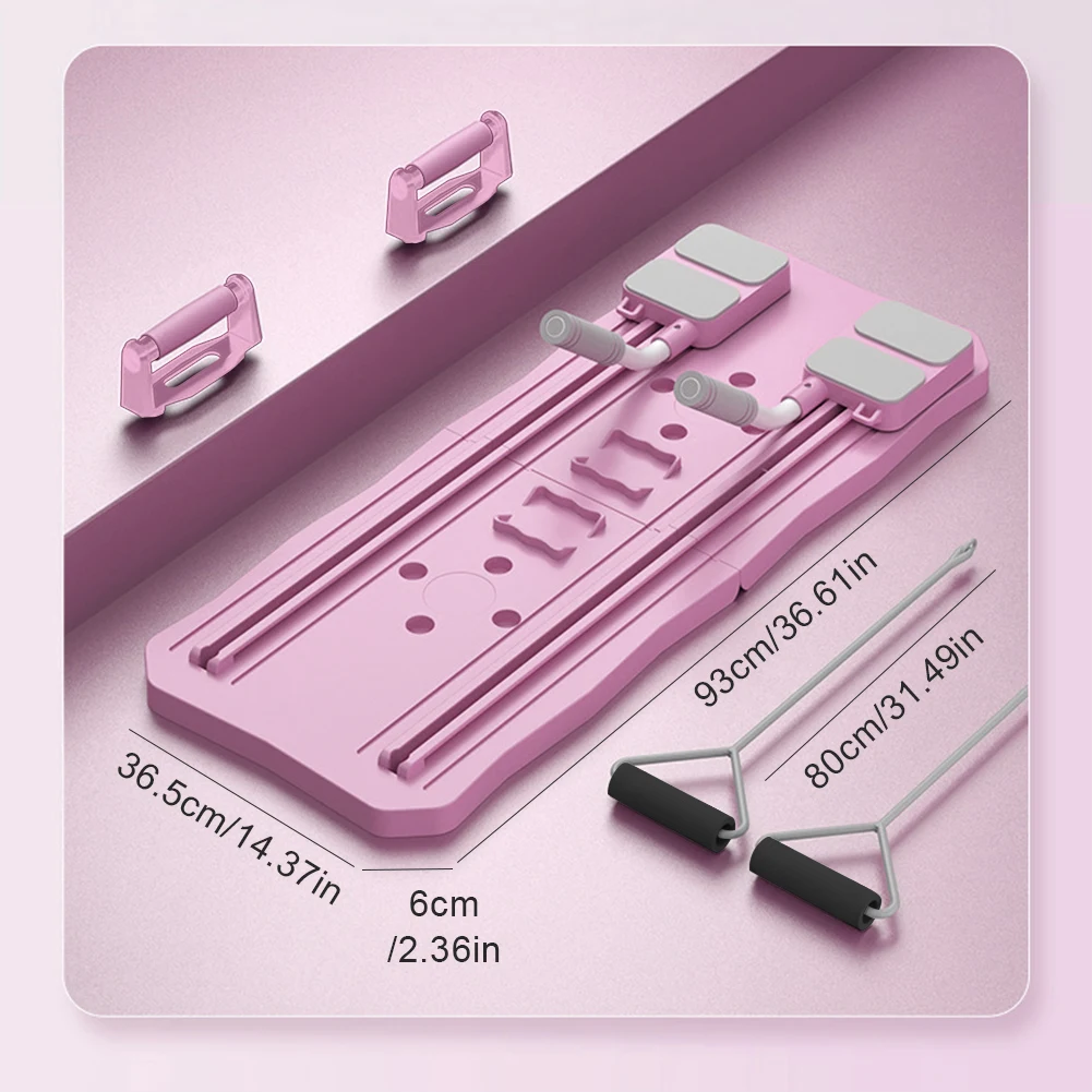 Multifunctional Fitness Board Exercise Machine Foldable Abdominal Board Workout Board Push Up Board for Home Gym